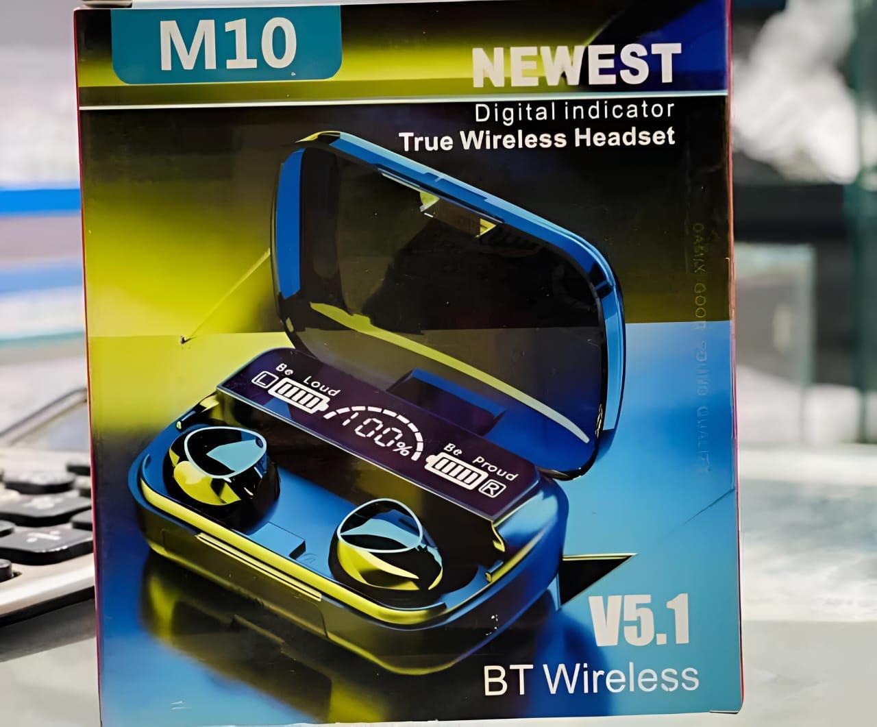 M10 TWS Wireless Bluetooth Earbuds