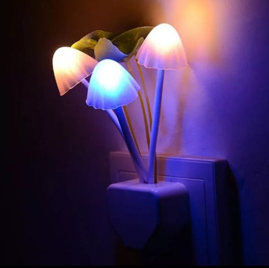 Mushroom Night Light | Led Night Lights | Flower Lamp Bedroom Baby Room Lamps For Family, Friend Or Kids Gifts (random Colors)